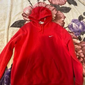 Red Nike hoodie XL